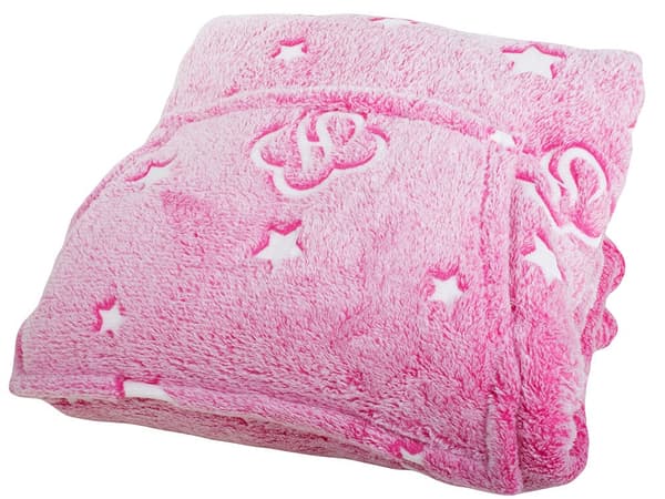 Oversize huopa-huppari taskulla vaaleanpunainen tähdet onesize