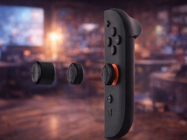Tumgrepp till Nintendo Switch 2 Joy-Con silikon svart 6-pack