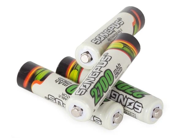 Genopladelige AAA-batterier R3 4-pak høj kapacitet
