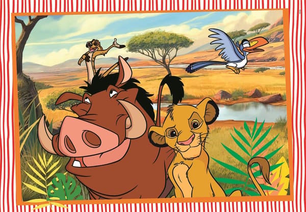 Barnpussel 2x20 bitar Disney Classic Lejonkungen & Dumbo 3+