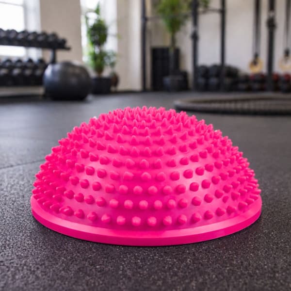 Sensorisk balancehalvkugle 16 cm med massagenopper til rehabilitering og terapi