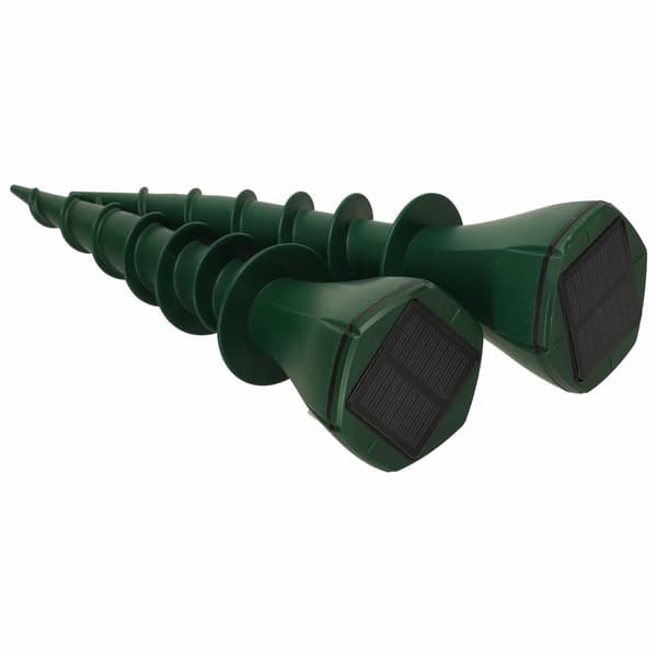 Aurinkokäyttöinen myyräkarkotin 2-pack IP65, 3 värinätilaa