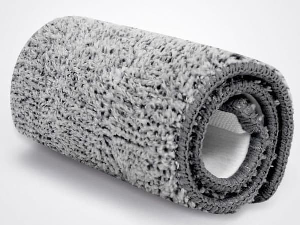 Flatmopp med hink 2 fack och 2 mikrofiberdukar 33x12 cm