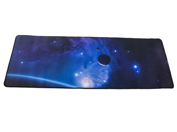 XXL musemåtte 80x30 cm skrivebordsunderlag kosmosmotiv