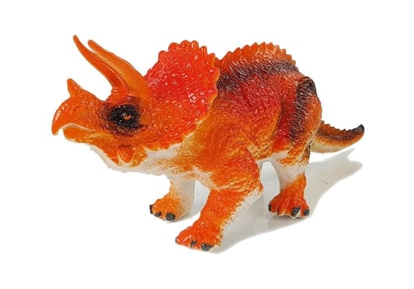 Dinosauriefigurer set 6-pack gummi ca 10 cm, 3+ (T-Rex m.fl.)