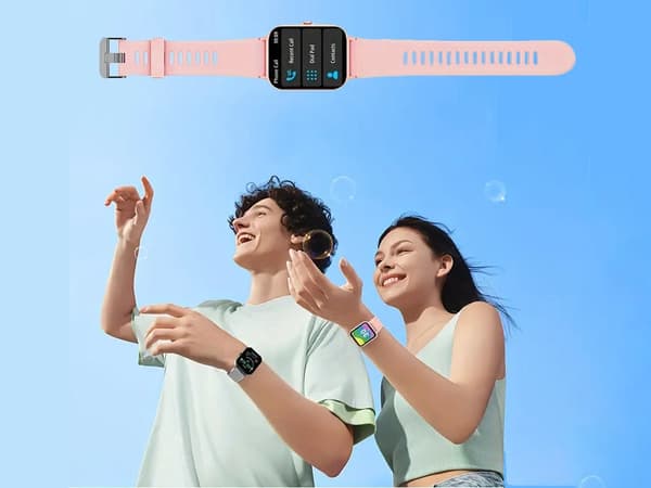 Älykello Bluetooth-puhelutoiminnolla musta silikoniranneke 20 urheilutilaa 230 mAh