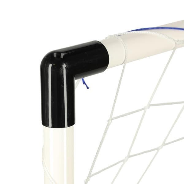 Fotbollsmål barn 2-pack hopfällbara 95x70 cm med 2 bollar & pump