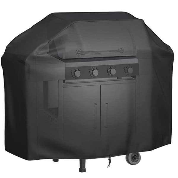 Grillovertræk vandtæt sort 250 x 120 cm med opbevaringspose
