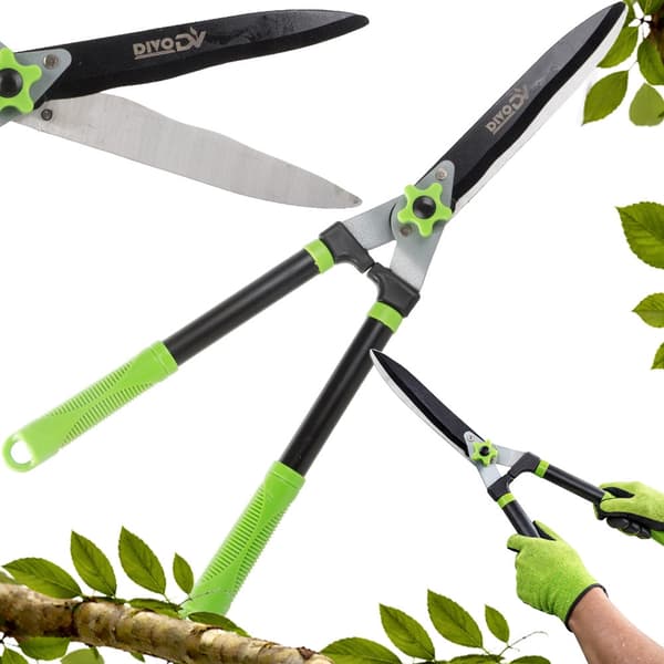 Aidansakset 59 cm, 26 cm karkaistu terä, musta/vihreä