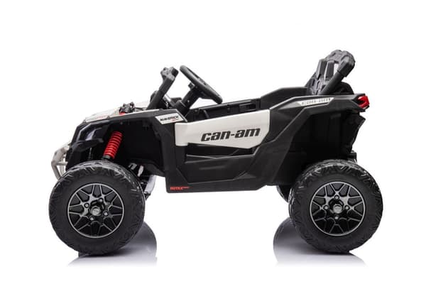 Akulla toimiva buggy Can-Am DK-CA003 valkoinen lapsille