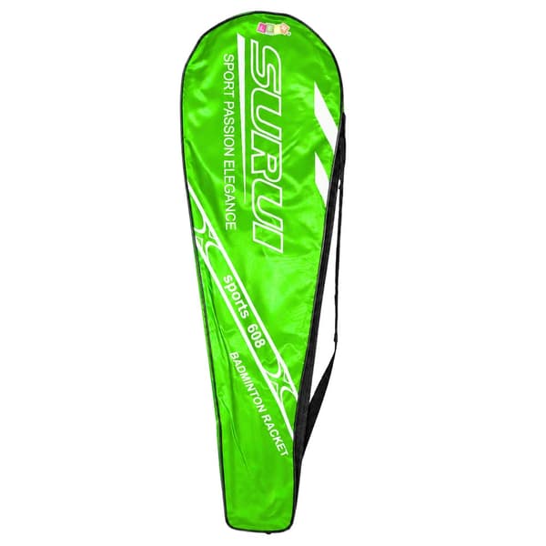 Badmintonset 2 racketar + 1 plastshuttlecock med bärväska