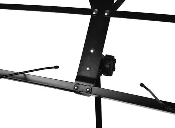 Node-stativ sammenklappeligt tripod justerbar højde 65-123 cm sort med etui