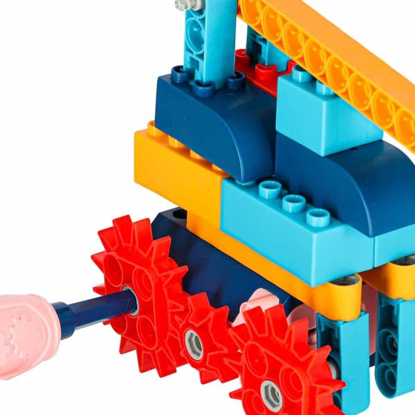 STEM byggset med elektrisk motor 116 delar, rörliga modeller 6+