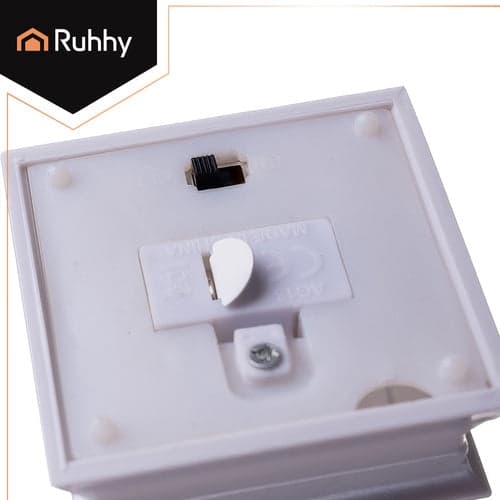 LED-jullykta vit med julmotiv batteridriven LR44 12,5 cm