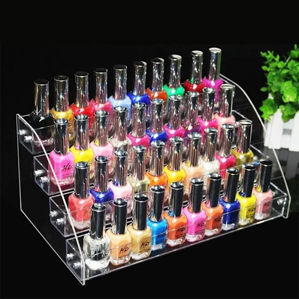 Nagellacksdisplay med 4 Lagers Plexiglas