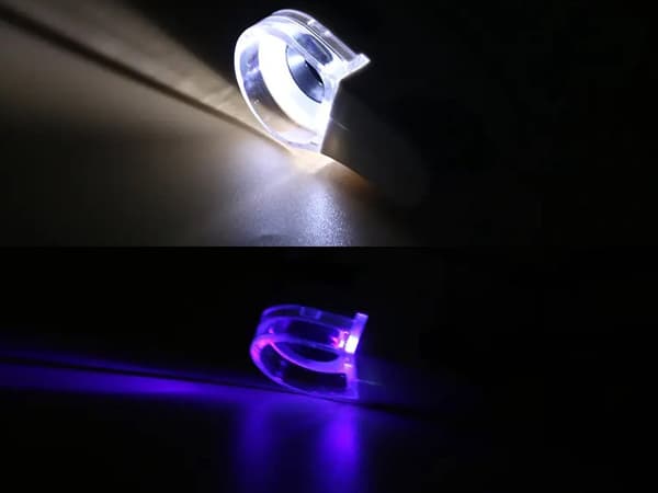 Mobiilimikroskooppi 60x puhelimeen LED/UV-lampulla + kotelo