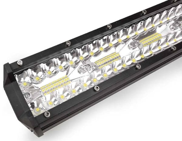 LED arbejdslygte 420W 12–24V 140 LED IP68 sort 51,5 cm