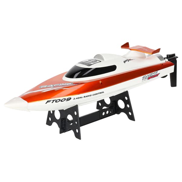 Fjernstyret båd FT009 30 km/h 2.4GHz 150 m rækkevidde orange
