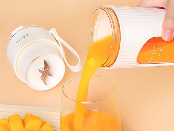 Kannettava USB-blenderi 340 ml 10 terää Type-C ladattava sekalaiset värit