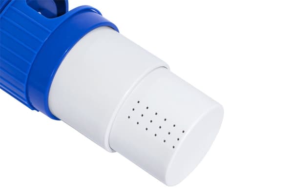 Flytande klor/bromdispenser solcell med LED för 7,6 cm tabletter
