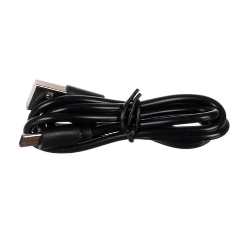LED-väckarklocka svart med ljudaktivering, snooze, temp, USB-C/batteri