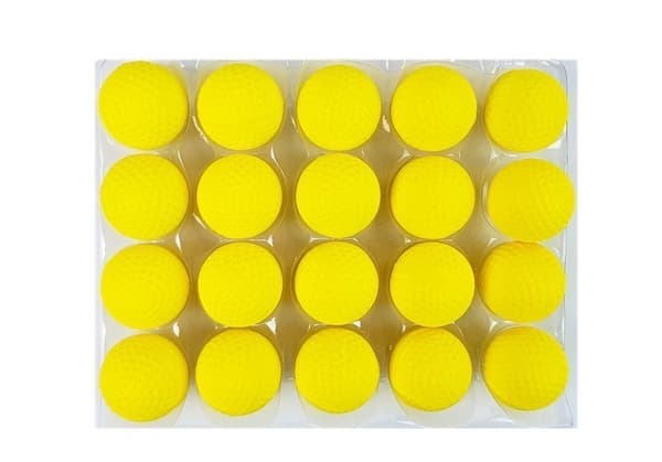 Skumkulor till BB-pistol 20-pack gul CE/EN71