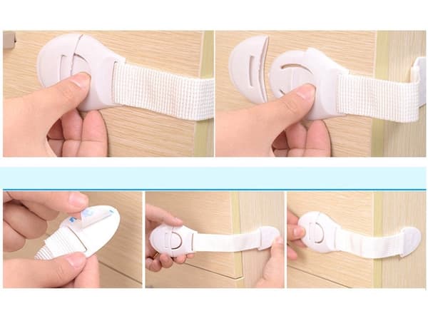 Lastenturvalukko kaappeihin ja laatikoihin itsekiinnittyvä 3M 2-pack