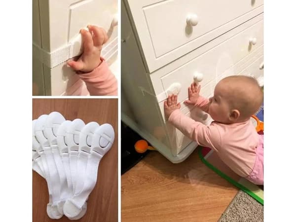 Lastenturvalukko kaappeihin ja laatikoihin itsekiinnittyvä 3M 2-pack