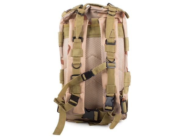 Militär ryggsäck 30L beige med MOLLE-system 43x24x25 cm