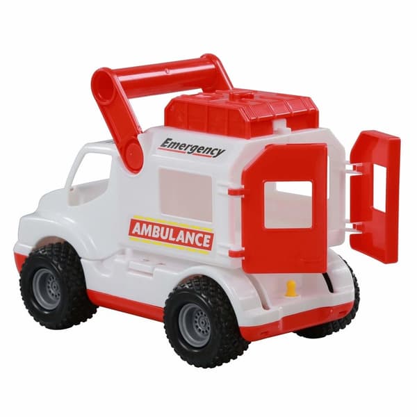 Legetøjsambulance 24 cm med åbningsbare døre, fra 1 år