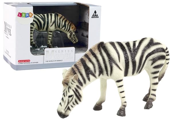 Zebra samlarfigur i plast 12 cm, handmålad, från 3 år