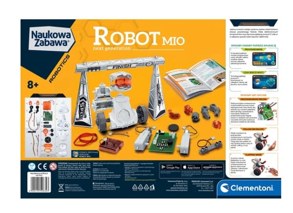 Robotbyggesæt Mio Robot med appstyring og kodning, 8+ år