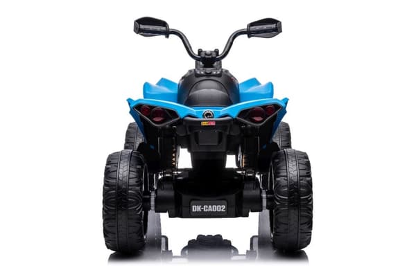 Elektrisk ATV til børn blå 3-8 km/t MP3/USB/Bluetooth 2.4G