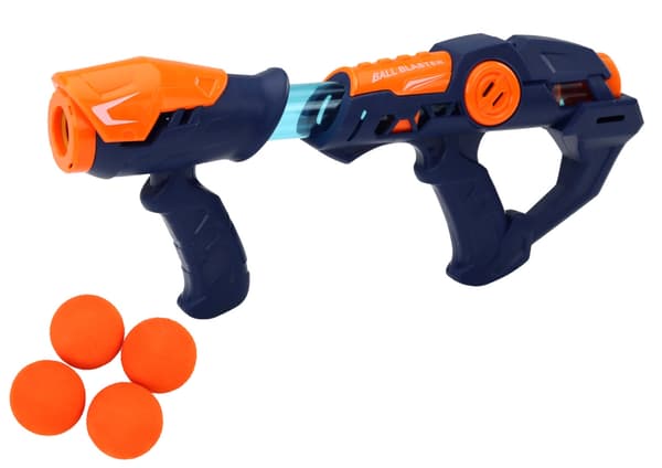Arkadeskydespil astronaut med LCD-pointtæller, 2 pistoler + bløde bolde