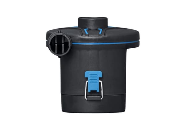 Elektrisk luftpump 430 L/min med 3 munstycken, batteridriven 4xD