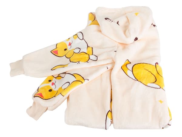 Torkkupeittomainen huppari teddyfleece oversize one size