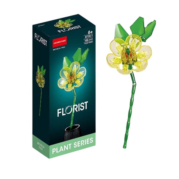 Blomster-byggeklodser sæt 60–150 dele, tilfældigt design