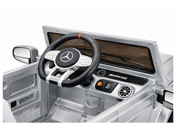 Batteridriven elbil för barn Mercedes AMG G 63 silver