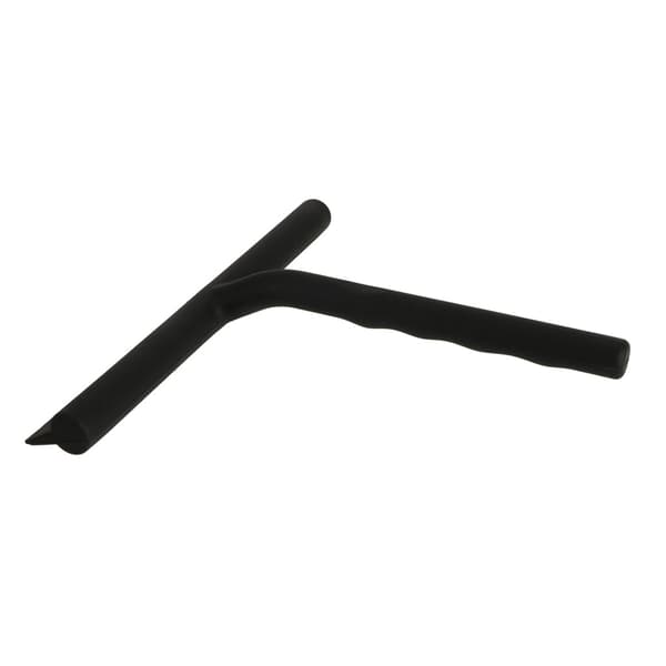 Suihkulasta silikonista musta 21x19 cm koukulla ja pidikkeellä Black