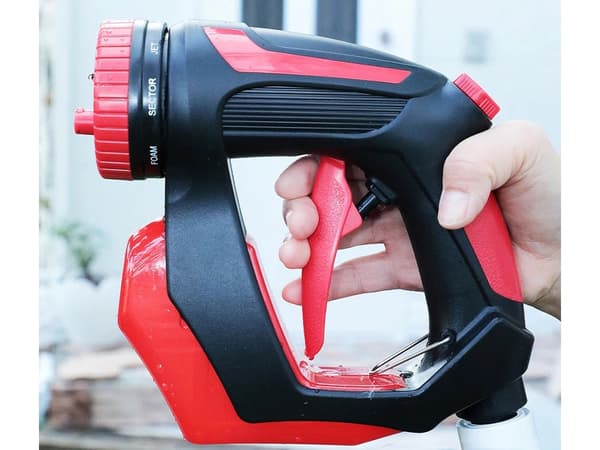Vaahdotuspyssy autonpesuun 200 ml 8 asetusta 1/2 letkulle punainen