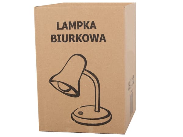Skrivebordslampe rosa med justerbar arm E27 max 40W