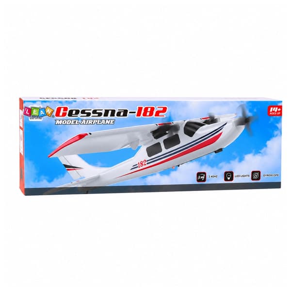 RC-flygplan Cessna 182 EPP-skum 2.4GHz RTF med batteri 3.7V 300mAh