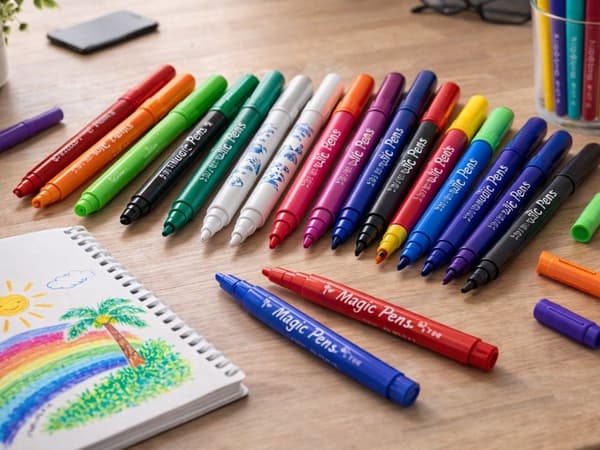 Färgskiftande tuschpennor 25-pack, vattenbaserade magic markers