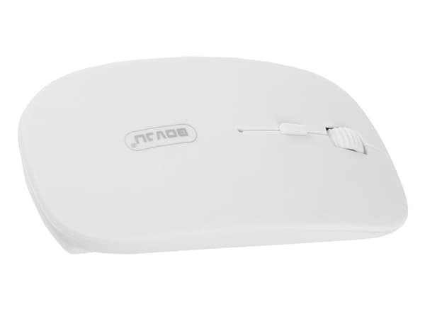 Langaton optinen hiiri 2,4 GHz USB valkoinen 11x5,5x2 cm