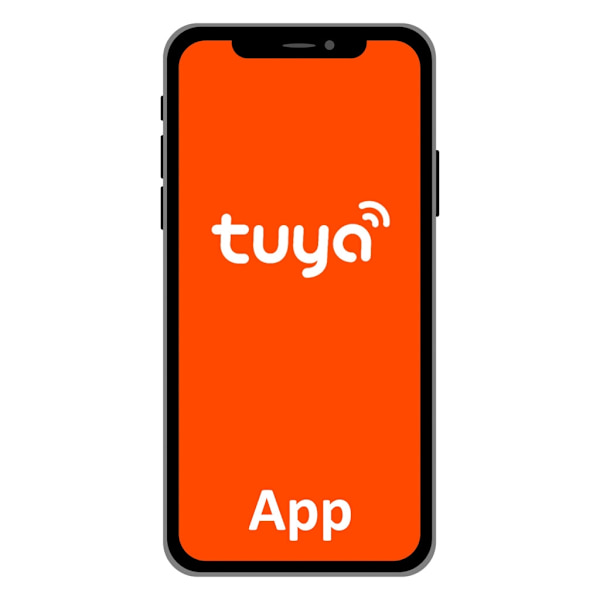 Elektronisk dørlås med fingeraftryk, kode, app & nøgle sort