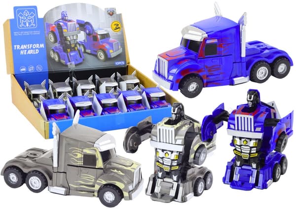 Transformers leksak lastbil till robot 2-i-1 10-pack 11 cm, 3+ år