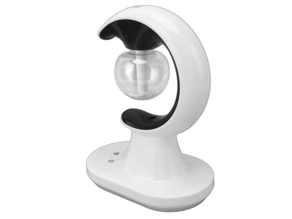 Luftfugter 90 ml med aromaterapi LED-natlampe USB hvid