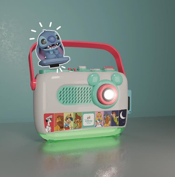 Historieprojektor til børn 2+ Disney 7 eventyr natlys batteridrevet