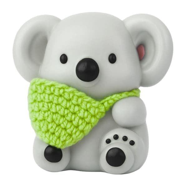 Anti-stress squishy koala med ullväska, sensorisk klämleksak
