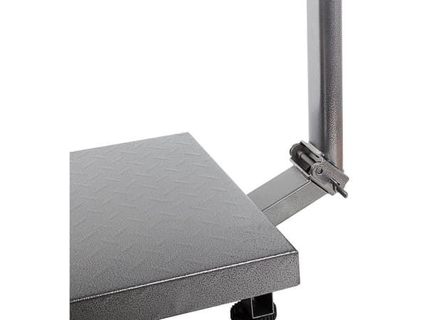 Platformvægt 300 kg rustfri vægtplade 40x50 cm LCD-display